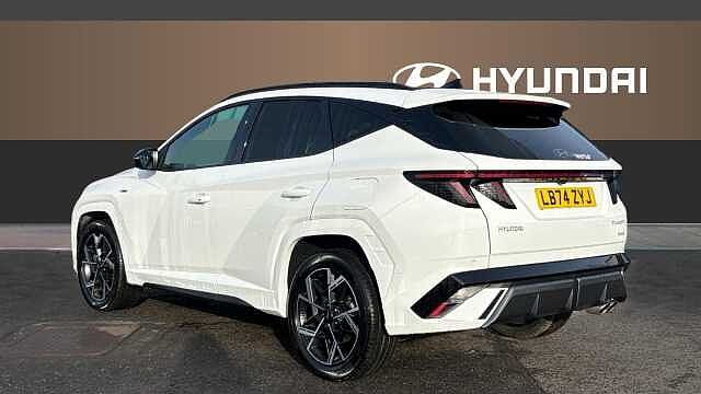 Hyundai TUCSON 1.6T Hybrid N Line S 5dr Auto Hybrid Estate White