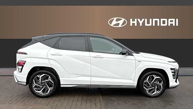 Hyundai KONA 1.6T 138 N Line 5dr DCT Petrol Hatchback Special Solid - Atlas White