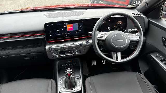Hyundai KONA 1.6T 138 N Line 5dr Petrol Hatchback Red