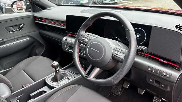 Hyundai KONA 1.6T 138 N Line 5dr Petrol Hatchback Red