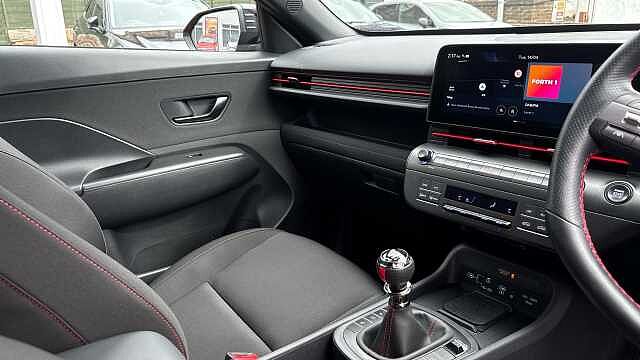 Hyundai KONA 1.6T 138 N Line 5dr Petrol Hatchback Red