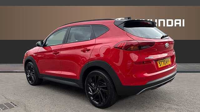 Hyundai TUCSON 1.6 CRDi 48V MHD 136 N Line 5dr 2WD DCT Diesel Estate Red