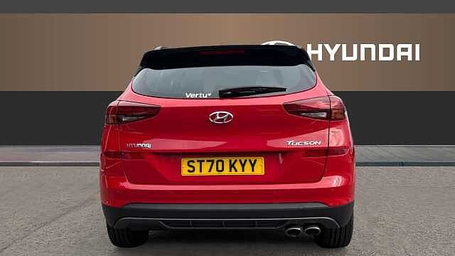Hyundai TUCSON 1.6 CRDi 48V MHD 136 N Line 5dr 2WD DCT Diesel Estate Red