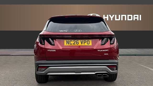 Hyundai TUCSON 1.6T 180 Ultimate 5dr 4WD DCT Petrol Estate Red