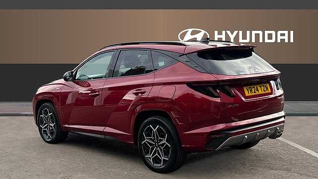 Hyundai TUCSON 1.6 TGDi Hybrid 230 N Line S 5dr 2WD Auto Hybrid Estate Red