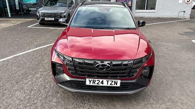 Hyundai TUCSON 1.6 TGDi Hybrid 230 N Line S 5dr 2WD Auto Hybrid Estate Red